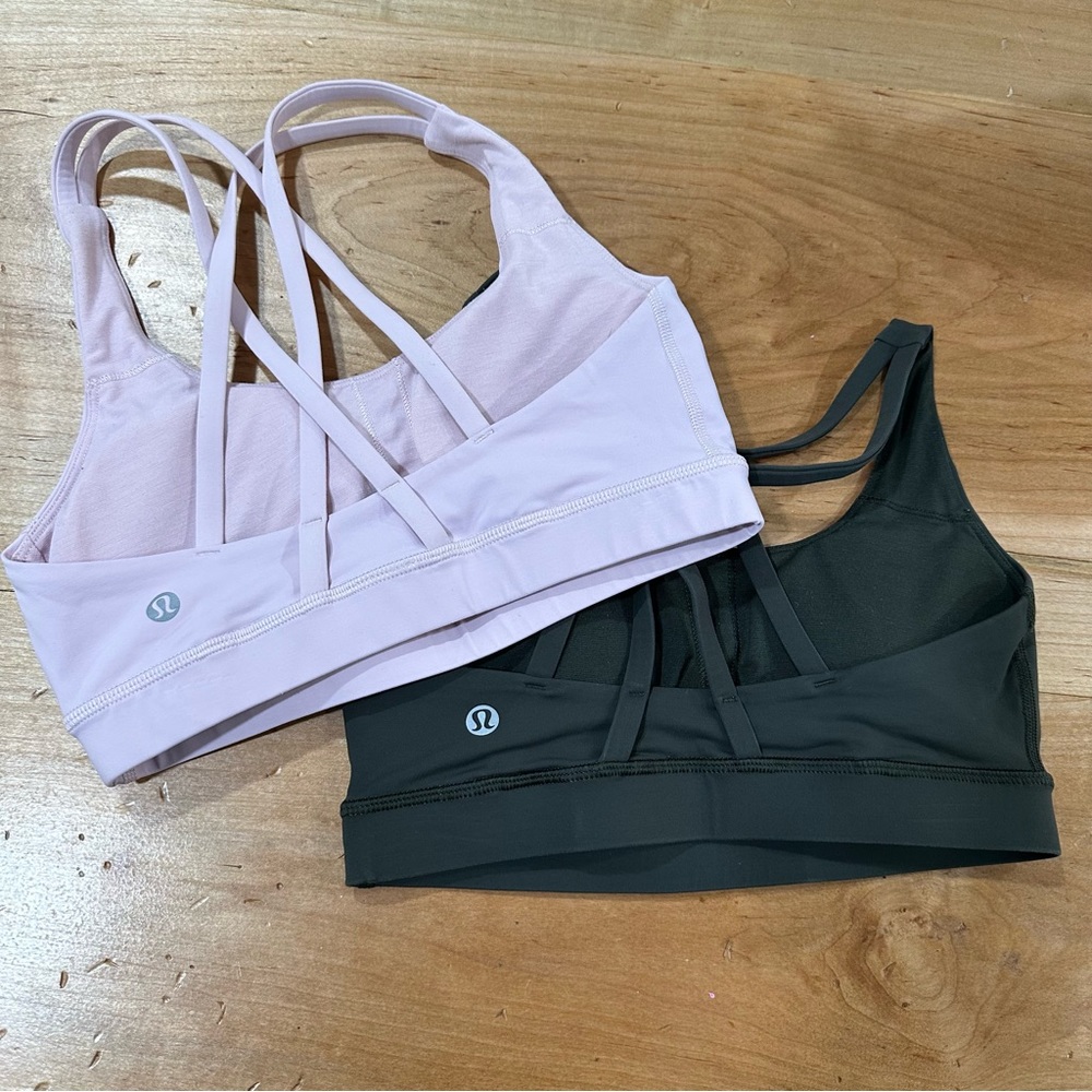 Bundle (2) Lululemon Energy Bras Size 4